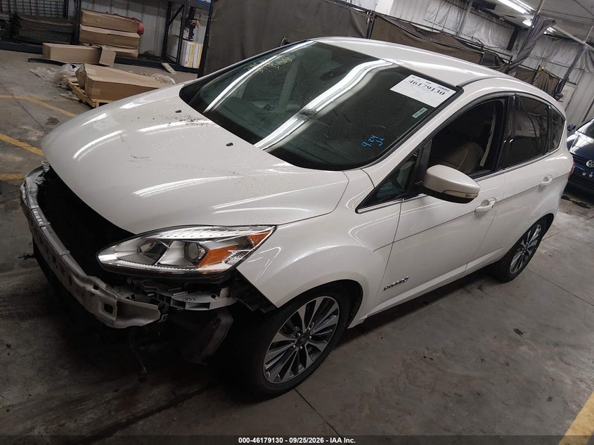 Vin: 1fadp5duxhl119049, lot: 46678990, ford c-max hybrid titanium 20172