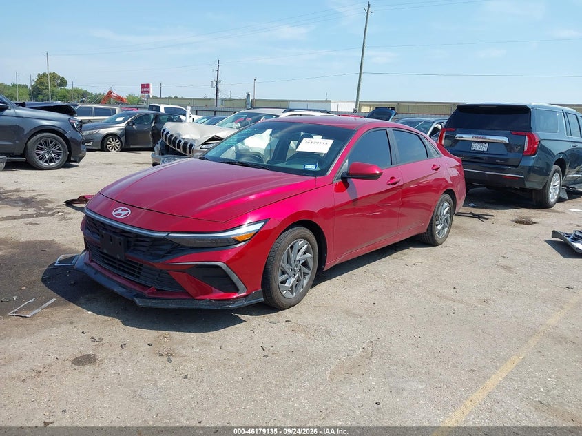 Vin: kmhlm4dj2ru100730, lot: 46678995, hyundai elantra hybrid blue 20242