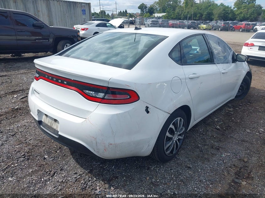 Vin: 1c3cdfaaxfd150764, lot: 46679008, dodge dart se 20154