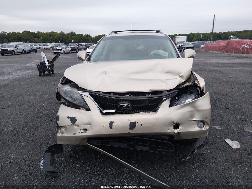LEXUS RX 350 2012 VIN 2T2BK1BA0CC140036