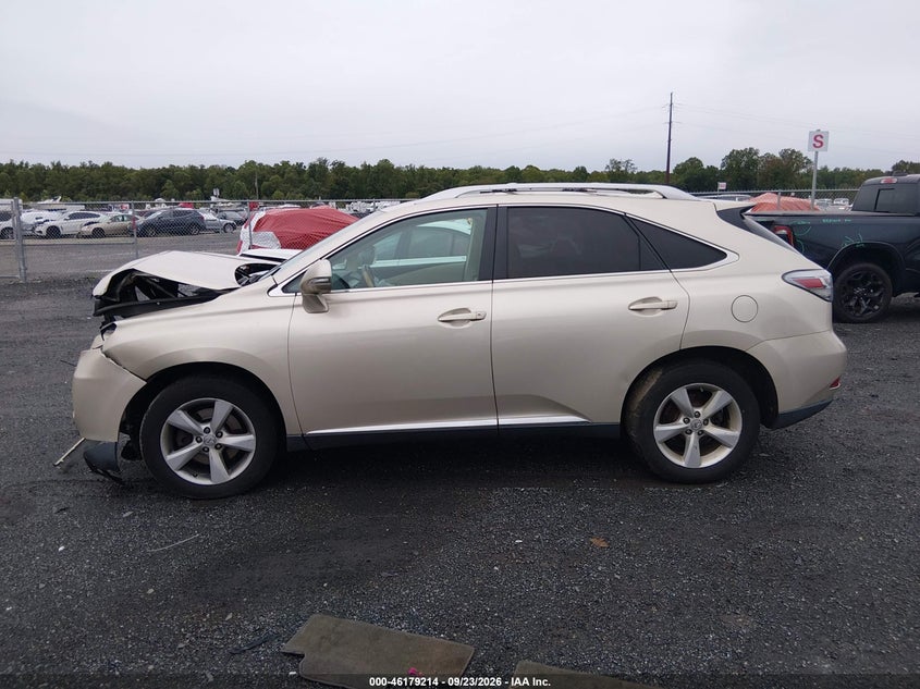 LEXUS RX 350 2012 VIN 2T2BK1BA0CC140036