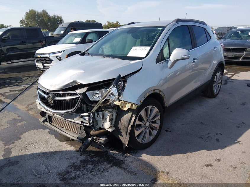 Vin: kl4cjasb2jb655405, lot: 46679096, buick encore preferred 20182