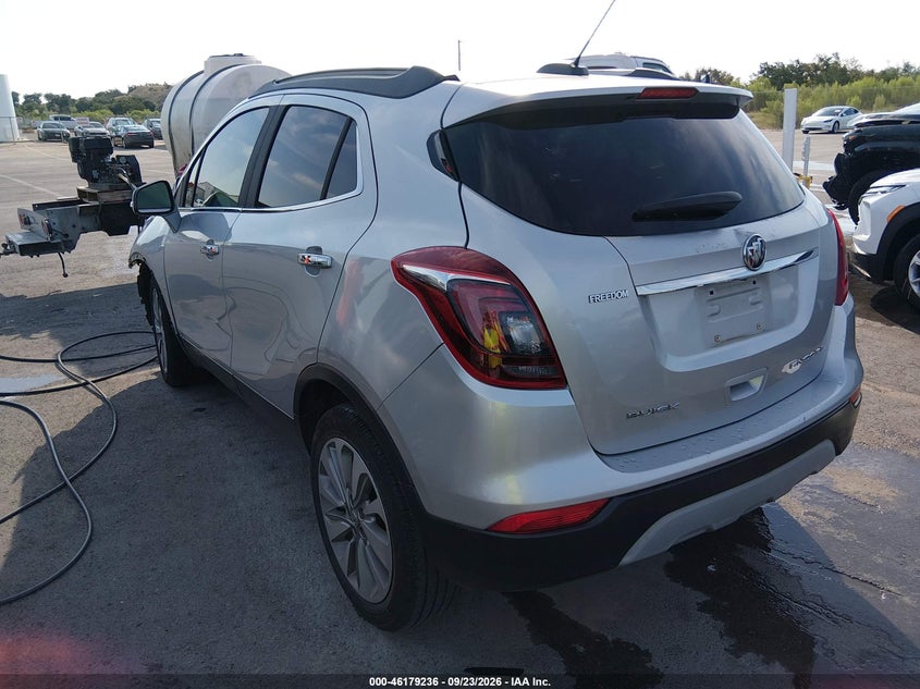 Vin: kl4cjasb2jb655405, lot: 46679096, buick encore preferred 20183