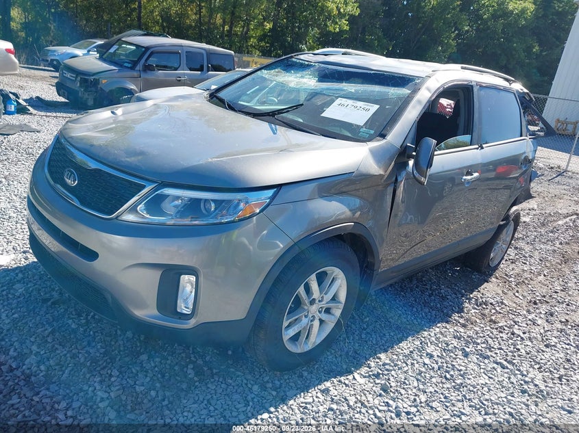Vin: 5xykt3a67fg660236, lot: 46679110, kia sorento lx 20152