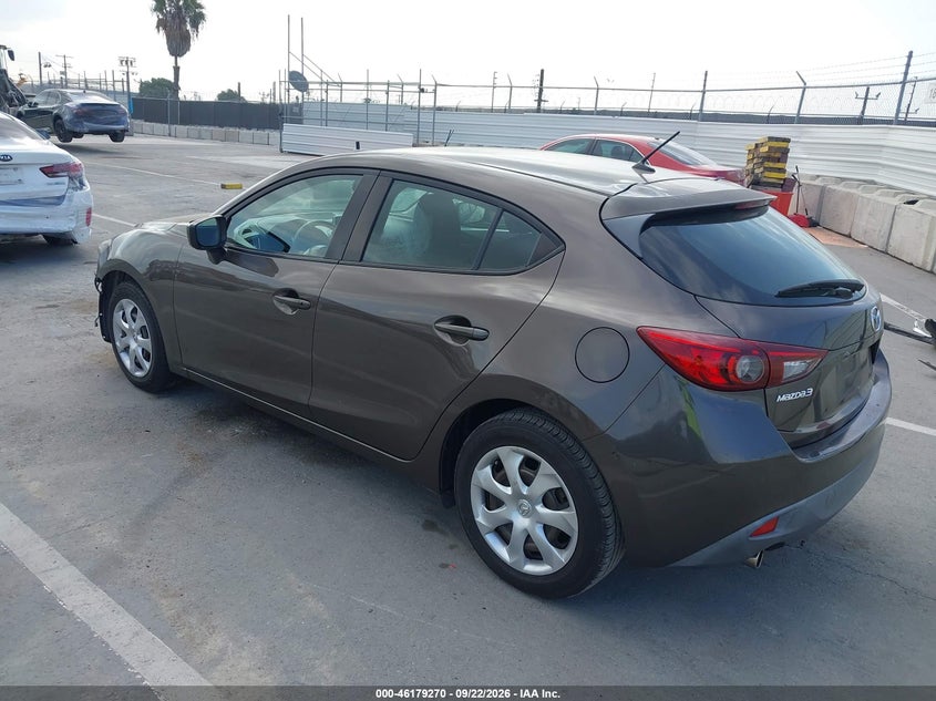 Vin: 3mzbm1j71gm241097, lot: 46679130, mazda mazda3 i sport 20163