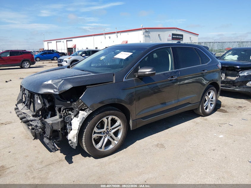 Vin: 2fmpk3k81jbc13869, lot: 46679169, ford edge titanium 20182