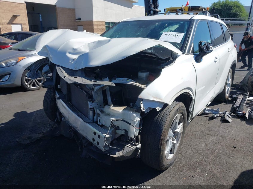 Vin: 5tdzzrah9ms525499, lot: 46679173, toyota highlander le 20212