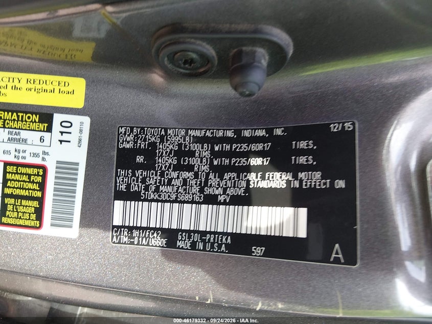 TOYOTA SIENNA - zdjęcie 9