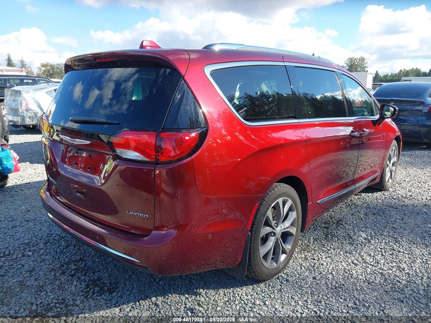 Vin: 2c4rc1gg7hr777929, lot: 46679211, chrysler pacifica limited 20174