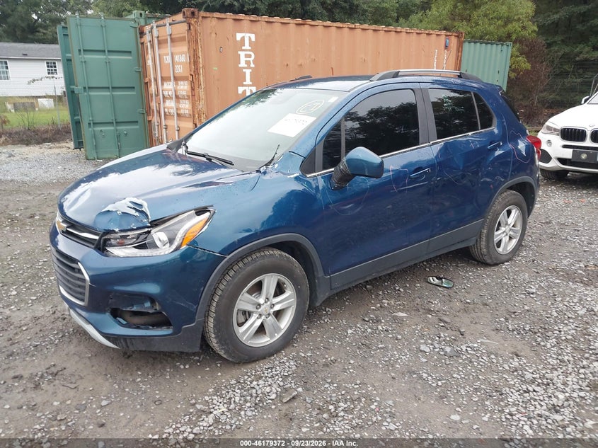 Vin: kl7cjlsb4lb336038, lot: 46679232, chevrolet trax fwd lt 20202