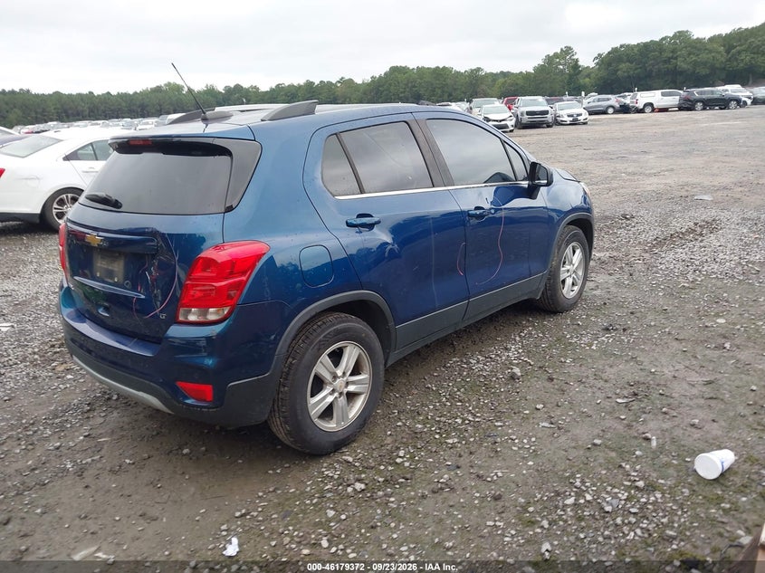 Vin: kl7cjlsb4lb336038, lot: 46679232, chevrolet trax fwd lt 20204