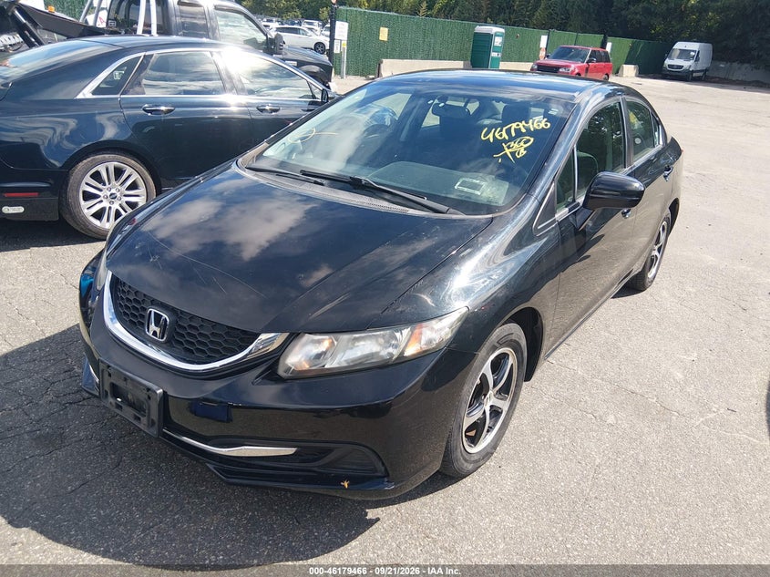 Vin: 19xfb2f70fe261990, lot: 46679326, honda civic se 20152