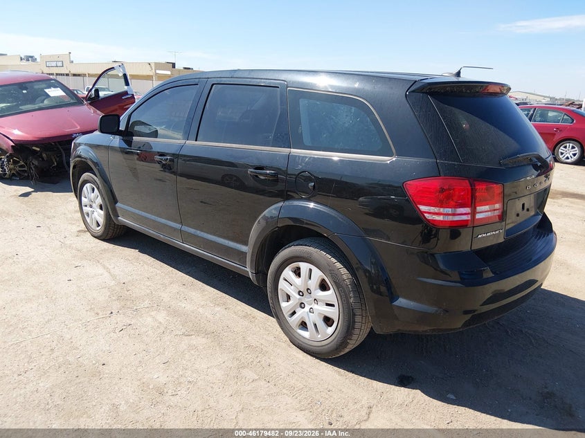 Vin: 3c4pdcab0ft618256, lot: 46679342, dodge journey american value pkg 20153
