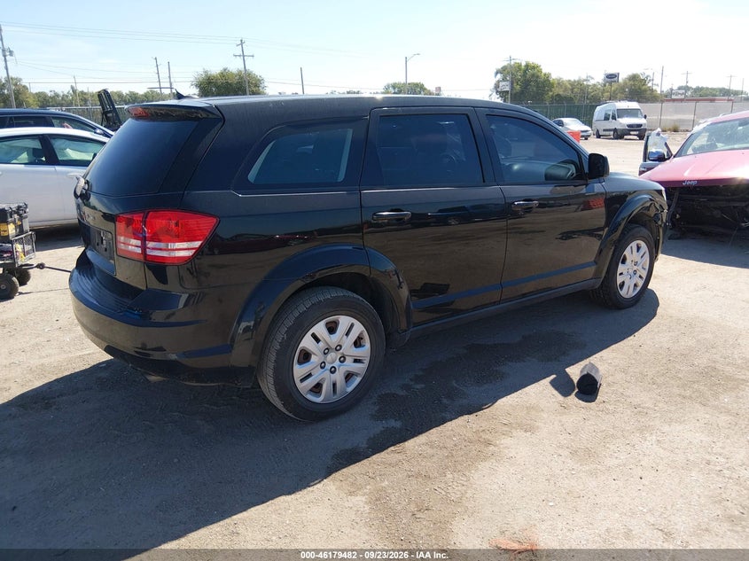 Vin: 3c4pdcab0ft618256, lot: 46679342, dodge journey american value pkg 20154