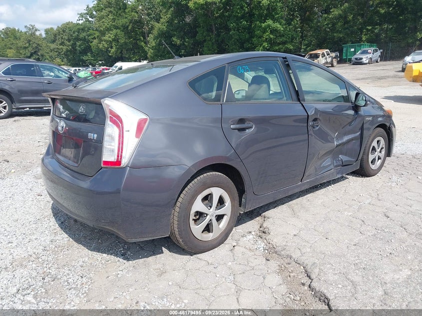 Vin: jtdkn3du5d5675151, lot: 46679355, toyota prius two 20134