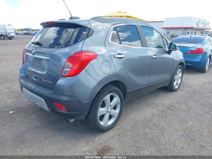 Vin: kl4cjdsbxfb183995, lot: 46679361, buick encore premium 20154