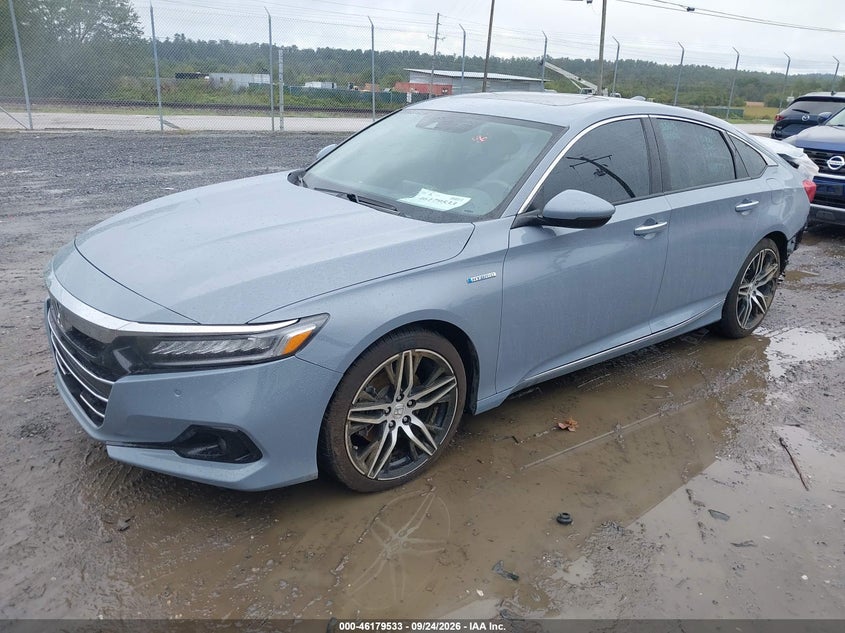 Vin: 1hgcv3f9xma000045, lot: 46679393, honda accord hybrid touring 20212