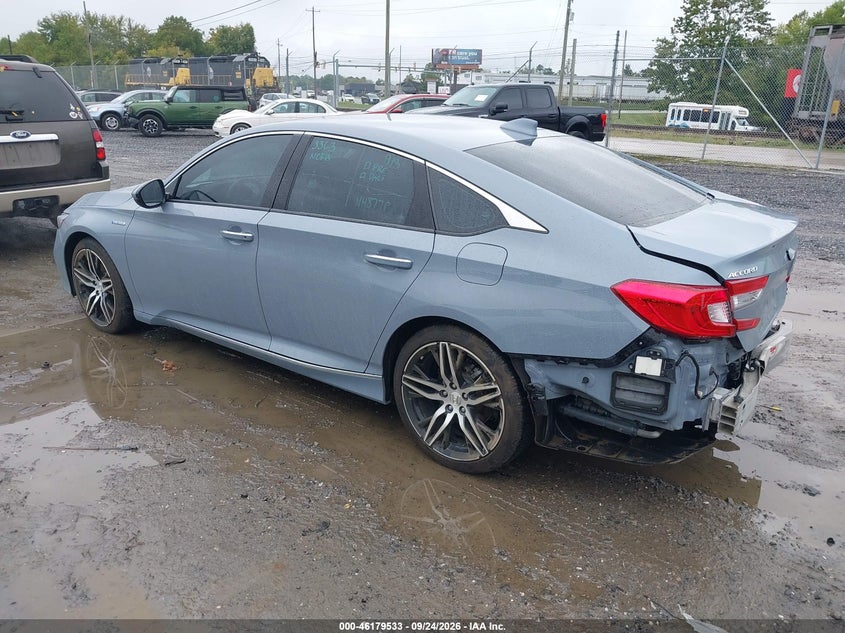 Vin: 1hgcv3f9xma000045, lot: 46679393, honda accord hybrid touring 20213