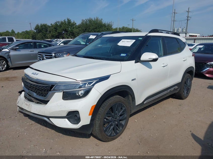 Vin: kndeuca24p7370218, lot: 46679417, kia seltos nightfall edition 20232