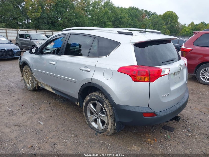 Vin: 2t3wfrev9fw215494, lot: 46679421, toyota rav4 xle 20153