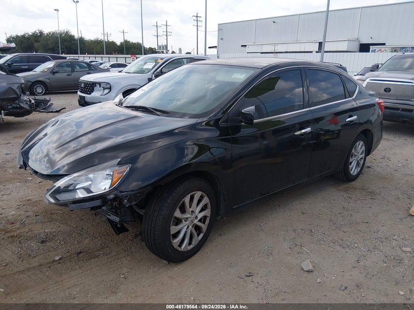 Vin: 3n1ab7ap7jl648140, lot: 46679424, nissan sentra sv 20182