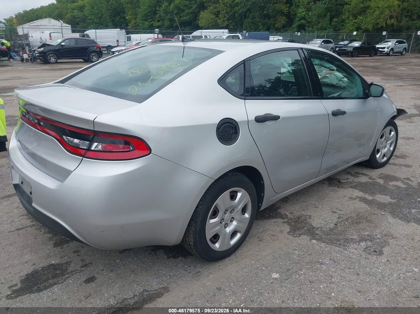 Vin: 1c3cdfaa6dd111098, lot: 46679436, dodge dart se 20134