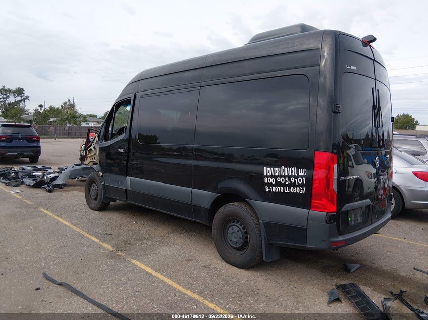 Vin: w1z4nfhy1rp667297, lot: 46679472, mercedes-benz sprinter 2500 standard roof 4-cyl diesel ho 20243
