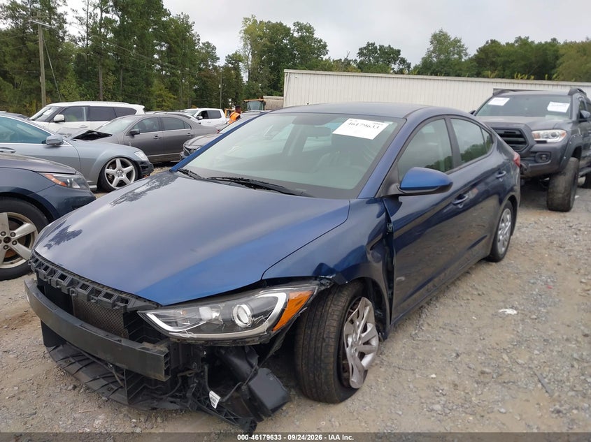 Vin: 5npd74lf1jh230803, lot: 46679493, hyundai elantra se 20182