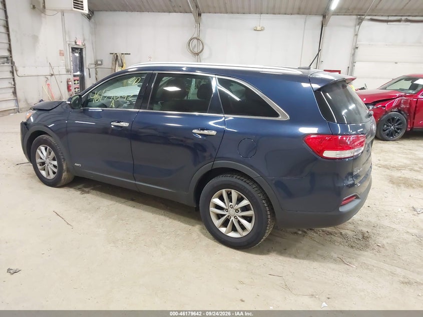 Vin: 5xypgda58hg190227, lot: 46679502, kia sorento 3.3l lx 20173