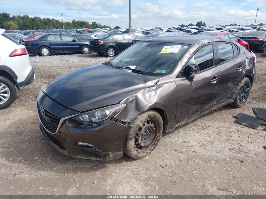 Vin: 3mzbm1u7xfm149383, lot: 46679508, mazda mazda3 i sport 20152