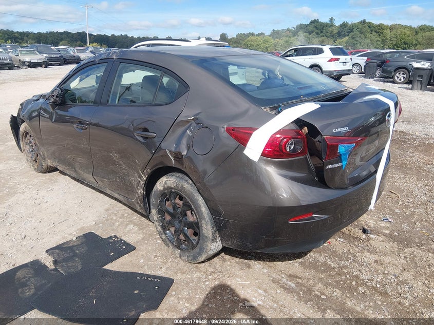 Vin: 3mzbm1u7xfm149383, lot: 46679508, mazda mazda3 i sport 20153