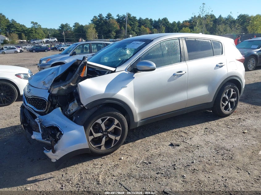 2020 Kia Sportage Lx, Left Front, IAAI, VIN KNDPMCAC8L7737827 — photo 2