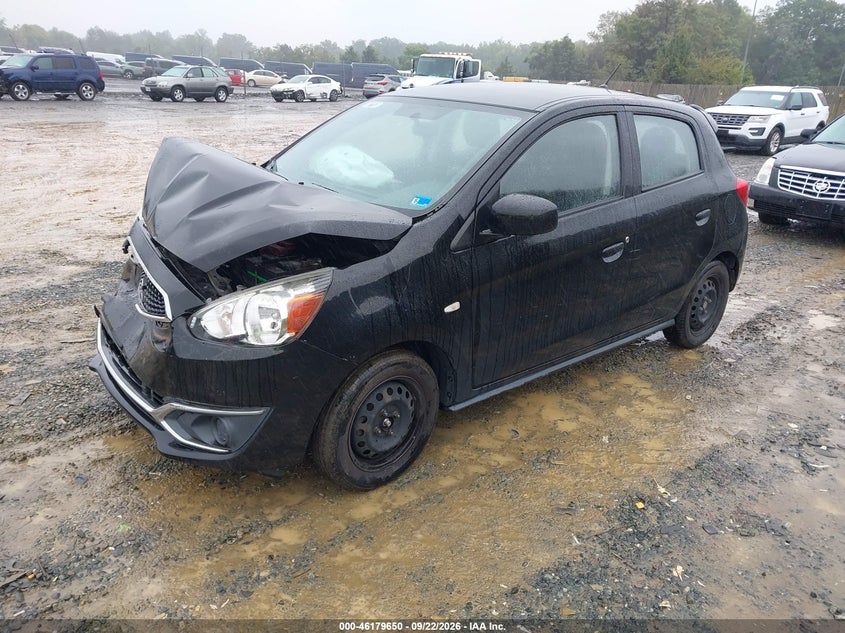 Vin: ml32a3hj9jh001464, lot: 46679510, mitsubishi mirage es 20182