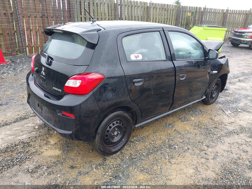 Vin: ml32a3hj9jh001464, lot: 46679510, mitsubishi mirage es 20184
