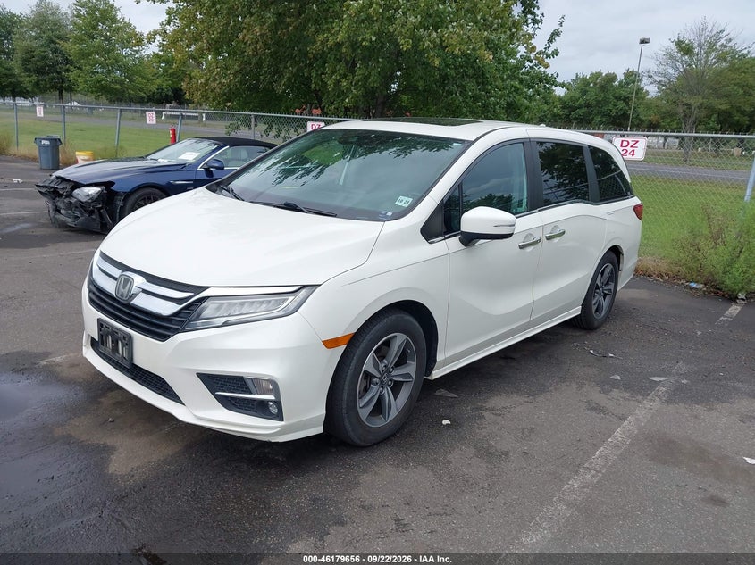 Vin: 5fnrl6h81kb030611, lot: 46679516, honda odyssey touring 20192