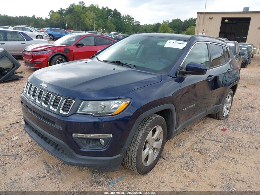 Vin: 3c4njcbb4kt658185, lot: 46679528, jeep compass latitude fwd 20192