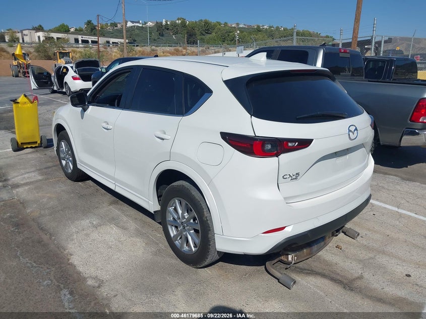 Vin: jm3kfbblxs0568549, lot: 46679545, mazda cx-5 2.5 s select 20253