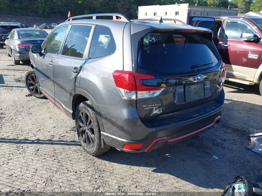 Vin: jf2skajcxnh463551, lot: 46679580, subaru forester sport 20223