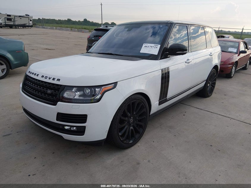 Vin: salgw3tf8fa209321, lot: 46679585, land rover range rover 5.0l v8 supercharged autobiography black 20152