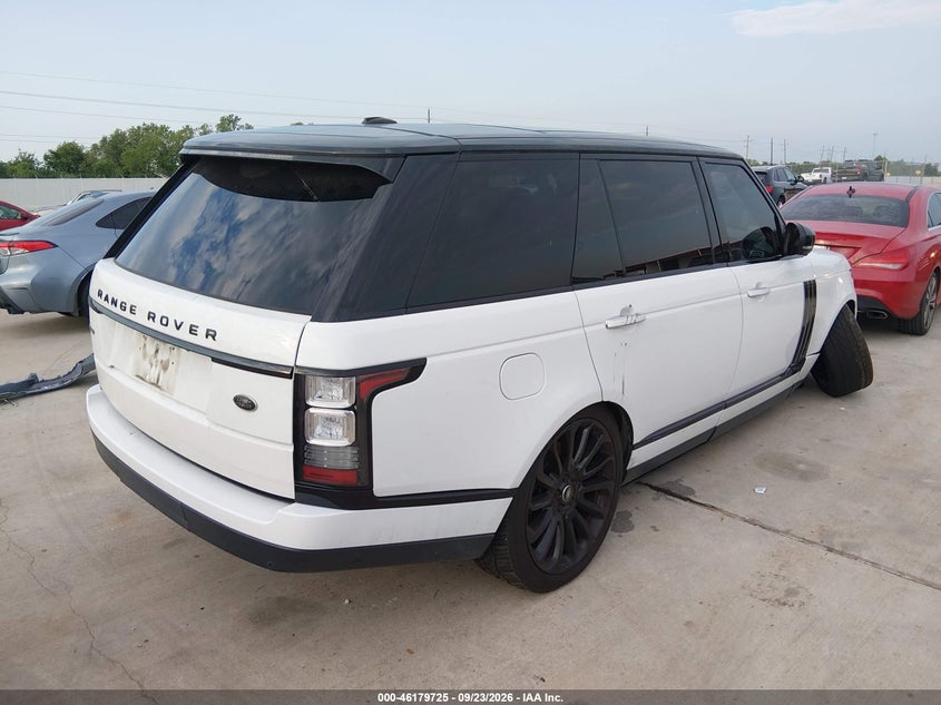 Vin: salgw3tf8fa209321, lot: 46679585, land rover range rover 5.0l v8 supercharged autobiography black 20154