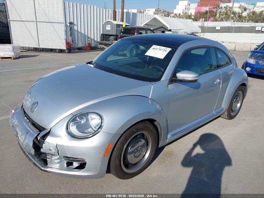 VOLKSWAGEN BEETLE 2012 VIN 3VWJP7AT9CM634326