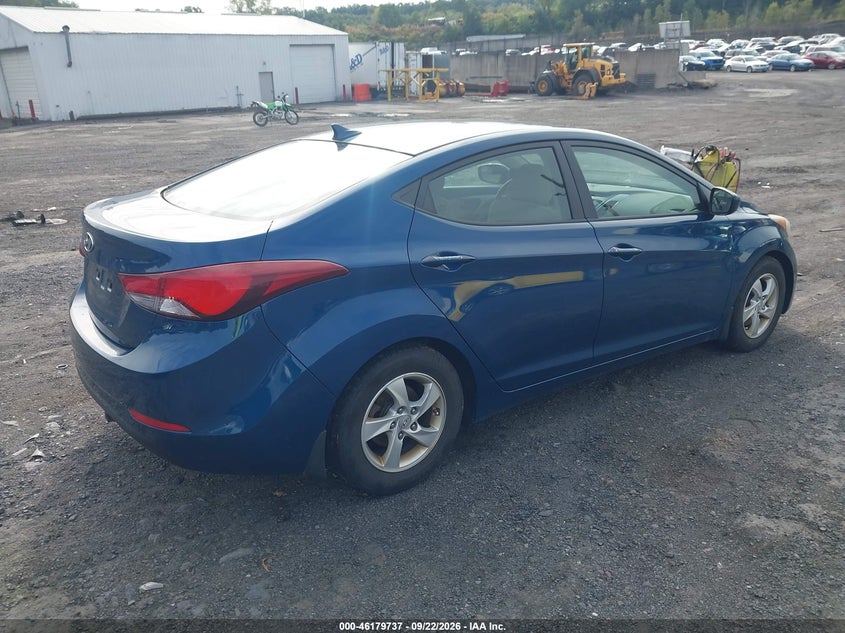 Vin: kmhdh4ae8fu280033, lot: 46679598, hyundai elantra se 20154