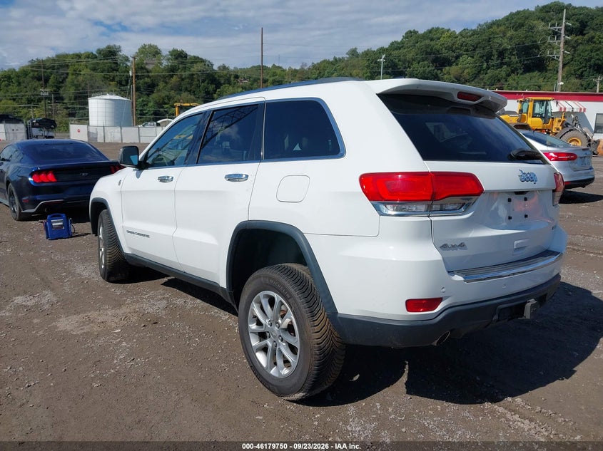 Vin: 1c4rjfbt9fc770607, lot: 46679610, jeep grand cherokee limited 20153