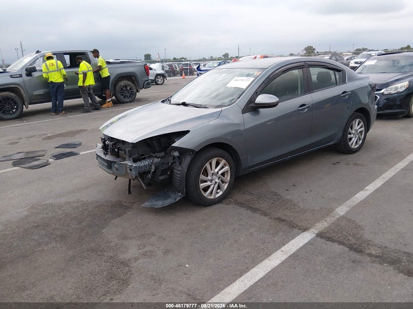 Vin: jm1bl1v85c1633709, lot: 46679637, mazda mazda3 i touring 20122