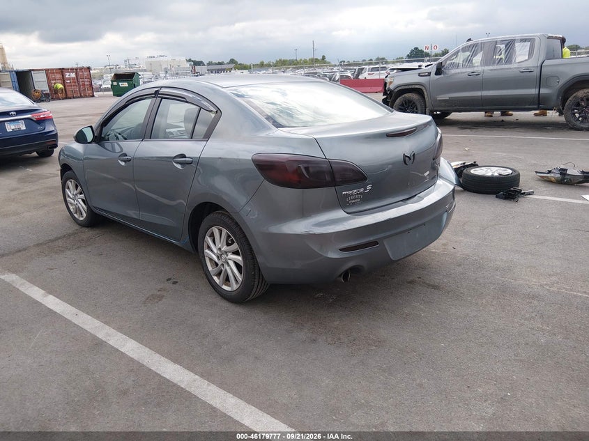 Vin: jm1bl1v85c1633709, lot: 46679637, mazda mazda3 i touring 20123