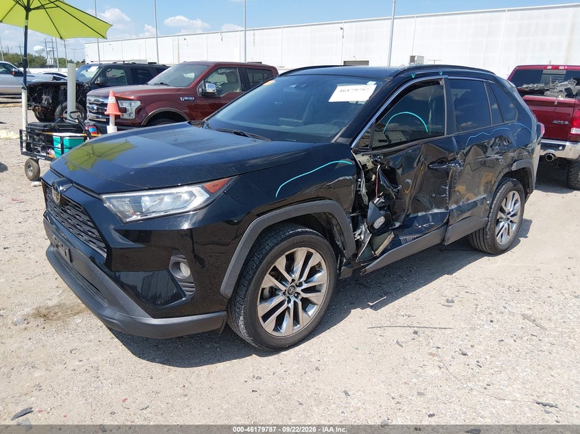 Vin: 2t3c1rfv5kc020178, lot: 46679647, toyota rav4 xle premium 20192