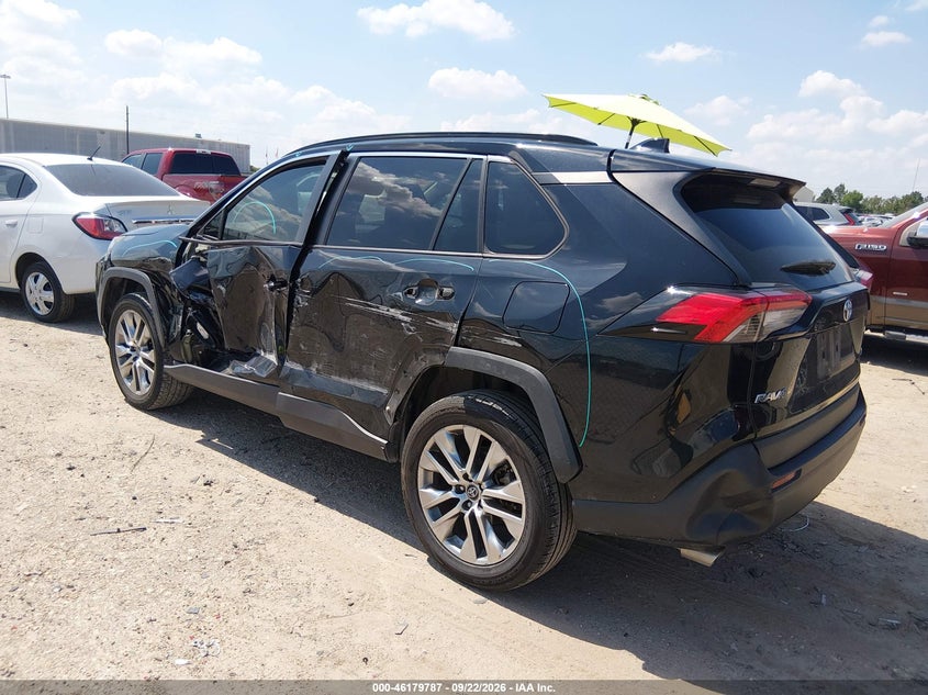 Vin: 2t3c1rfv5kc020178, lot: 46679647, toyota rav4 xle premium 20193