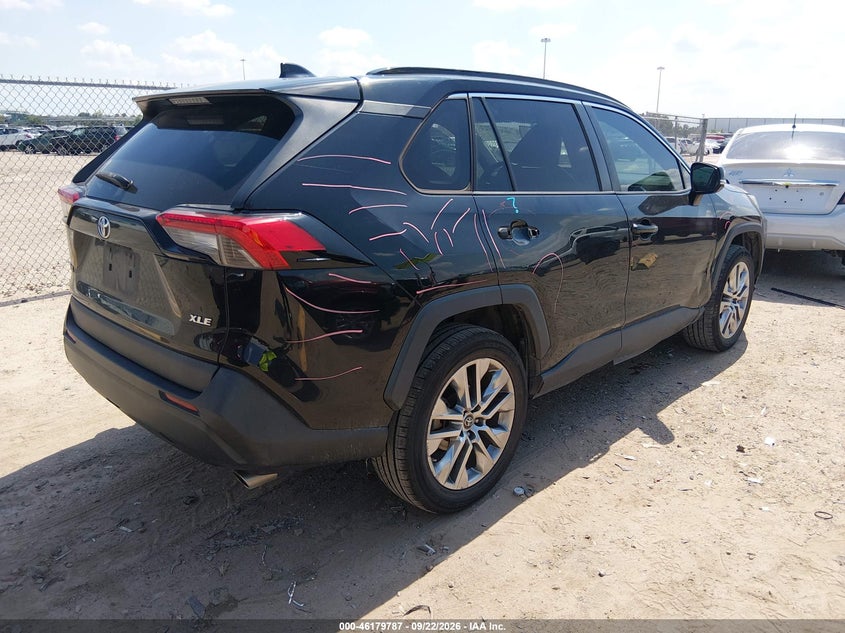 Vin: 2t3c1rfv5kc020178, lot: 46679647, toyota rav4 xle premium 20194