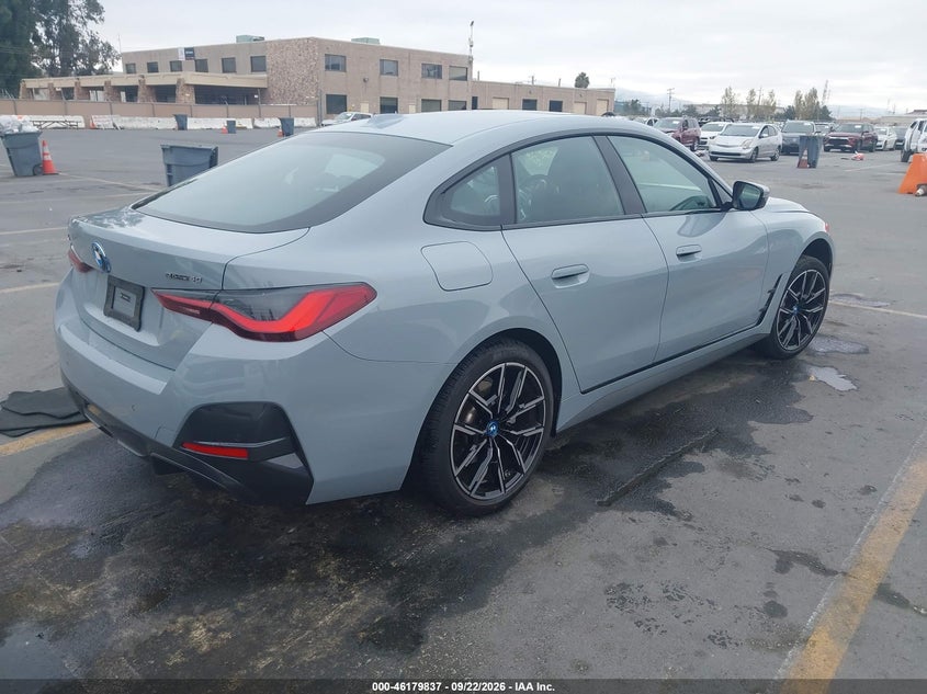 Vin: wby73aw04rfs33486, lot: 46679696, bmw i4 gran coupe edrive40 20244