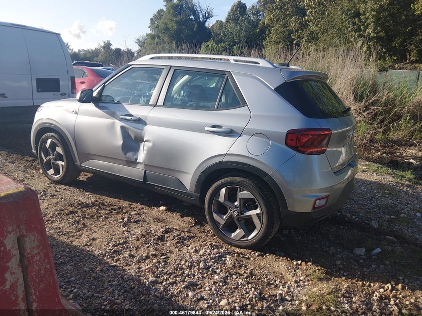 Vin: kmhrc8a35su356540, lot: 46679704, hyundai venue sel 20253